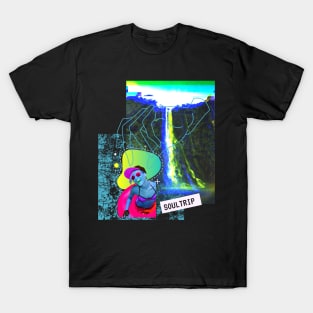 Soultrip Trip Techno Glitch Fun Vaporwave God T-Shirt